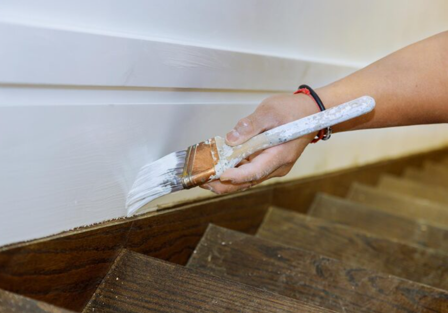 Tips voor trap in nieuwe kleur spuiten